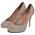 Décolleté Giuseppe Zanotti in pelle e cristalli beige taglia 39