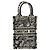 Borsa a mano verticale mini Christian Dior in tela 2 in 1 nera Auth 121850 Nero - vista 2