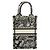 Borsa a mano verticale mini Christian Dior in tela 2 in 1 nera Auth 121850 Nero - vista 3