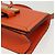 Borsa a Spalla LOEWE Barcellona in Pelle Arancione Auth BA4778 - vista 16