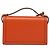 Borsa a Spalla LOEWE Barcellona in Pelle Arancione Auth BA4778 - vista 2