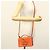 Borsa a Spalla LOEWE Barcellona in Pelle Arancione Auth BA4778 - vista 23