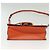 Borsa a Spalla LOEWE Barcellona in Pelle Arancione Auth BA4778 - vista 5