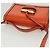 Borsa a Spalla LOEWE Barcellona in Pelle Arancione Auth BA4778 - vista 6