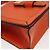 Borsa a Spalla LOEWE Barcellona in Pelle Arancione Auth BA4778 - vista 9