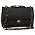 BALLY Borsa a Spalla con Catena Pelle Nera Oro Auth 138837 Nero D'oro
