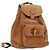Bamboo Mochila de Bambú GUCCI Ante Marrón Oro 003 1705 0030 Auth BA4691 Castaño Dorado