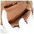Bamboo Mochila de Bambú GUCCI Ante Marrón Oro 003 1705 0030 Auth BA4691 Castaño Dorado - vista 20