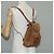 Bamboo Mochila de Bambú GUCCI Ante Marrón Oro 003 1705 0030 Auth BA4691 Castaño Dorado - vista 25