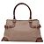 Borsa Tote Gancini in Pelle Marrone e Oro Auth 138354 di Salvatore Ferragamo - vista 13
