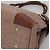 Borsa Tote Gancini in Pelle Marrone e Oro Auth 138354 di Salvatore Ferragamo - vista 14