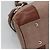 Borsa Tote Gancini in Pelle Marrone e Oro Auth 138354 di Salvatore Ferragamo - vista 15