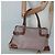 Borsa Tote Gancini in Pelle Marrone e Oro Auth 138354 di Salvatore Ferragamo - vista 23