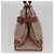 Borsa Tote Gancini in Pelle Marrone e Oro Auth 138354 di Salvatore Ferragamo - vista 4