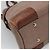 Borsa Tote Gancini in Pelle Marrone e Oro Auth 138354 di Salvatore Ferragamo - vista 9