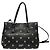 Borsa a mano in pelle Valentino con borchie 2 in 1 nera argento autentica bs28756 Nero - vista 13