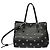 Borsa a mano in pelle Valentino con borchie 2 in 1 nera argento autentica bs28756 Nero - vista 2