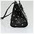 Borsa a mano in pelle Valentino con borchie 2 in 1 nera argento autentica bs28756 Nero - vista 4