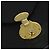 Borsa a spalla MCM Vicetos Logogram PVC Nero Oro Auth BA2965 D'oro - vista 14