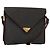 Bolso de Hombro SAINT LAURENT de Lona Recubierta Burdeos Oro Auth BA4193 Dorado