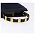 Borsa Vala in tela nera e oro Auth 138464 di Salvatore Ferragamo Nero D'oro - vista 7