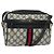 Borsa a Spalla Gucci GG Supreme Sherry Line PVC Blu Navy Oro 32 02 004 Auth 139167 Rosso D'oro
