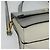 Miu Miu Handtasche Leder 2-Wege Grau Gold Auth yk19199V Braun Golden - Ansicht 16