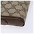 Borsa Gucci GG Supreme Web Sherry Line in PVC beige e oro 116 02 089 Auth 136796 D'oro - vista 15