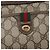 Borsa Gucci GG Supreme Web Sherry Line in PVC beige e oro 116 02 089 Auth 136796 D'oro - vista 18