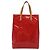 LOUIS VUITTON Monogram Vernis Reade MM Borsa a Mano Rossa M91086 LV Auth 139473 Rosso - vista 13