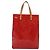 LOUIS VUITTON Monogram Vernis Reade MM Borsa a Mano Rossa M91086 LV Auth 139473 Rosso - vista 2