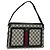 Borsa a Spalla Gucci GG Supreme Sherry Line PVC Blu Navy Oro 904 02 013 Auth 138634 D'oro