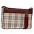 Burberry Borsa a Spalla Nova Check in Tela Beige Argento Autentica th6249