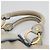 Miu Miu Handtasche aus Leder hellblau gold Auth 138164 Golden - Ansicht 8