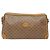 Gucci Borsa a Spalla Micro GG Supreme PVC Beige Oro Auth bs28631 D'oro - vista 13