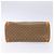 Gucci Borsa a Spalla Micro GG Supreme PVC Beige Oro Auth bs28631 D'oro - vista 5
