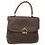 Céline Borsa a mano in tela Macadam CELINE in pelle PVC marrone oro Auth 135077 D'oro