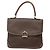 Céline Borsa a mano in tela Macadam CELINE in pelle PVC marrone oro Auth 135077 D'oro - vista 13