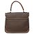 Céline Borsa a mano in tela Macadam CELINE in pelle PVC marrone oro Auth 135077 D'oro - vista 2