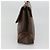 Céline Borsa a mano in tela Macadam CELINE in pelle PVC marrone oro Auth 135077 D'oro - vista 4