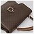 Céline Borsa a mano in tela Macadam CELINE in pelle PVC marrone oro Auth 135077 D'oro - vista 6