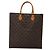 LOUIS VUITTON Borsa Sac Plat Monogram M51140 LV Auth 138610 Monogramma - vista 13
