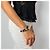 Valentino Garavani Bracciale in pelle Rockstud rosa - vista 4