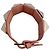 Valentino Garavani Bracciale in pelle Rockstud rosa - vista 5
