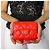 Timeless Chanel Classic Single Flap Small Caviar Leather Matelassè Folding Wallet Red - view 2
