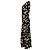 Vestido midi de satén jacquard con estampado floral Ullia de Ba&sh en viscosa negra - vista 2