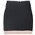 Herve Leger Mini-Bleistiftrock in Schwarz und Beige Rayon