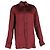 Camicia a maniche lunghe con bottoni Ann Demeulemeester in seta rossa