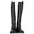 Ann Demeulemeester Block-Heel Knee-High Riding Boots in Black Leather - view 2
