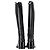 Ann Demeulemeester Block-Heel Knee-High Riding Boots in Black Leather - view 5